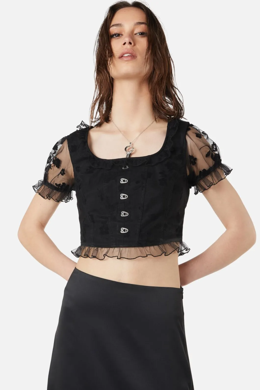 Women Dangerfield Blouses & Tops*The Manor Lace Corset Top