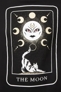 Men Dangerfield Jumpers & Knits*The Moon Print Long Sleeve Tee
