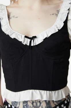 Women Dangerfield Blouses & Tops*Theos Picnic Ruffle Corset