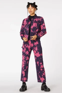 Women Dangerfield Jackets & Coats*Tie Dye Denim Ex Bf Jacket