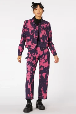 Women Dangerfield Jackets & Coats*Tie Dye Denim Ex Bf Jacket