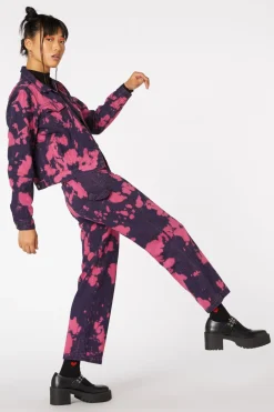 Women Dangerfield Jackets & Coats*Tie Dye Denim Ex Bf Jacket