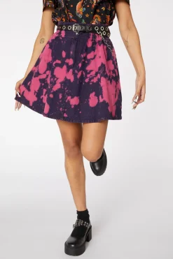 Women Dangerfield Skirts & Skorts*Tie Dye Denim Mini Skirt