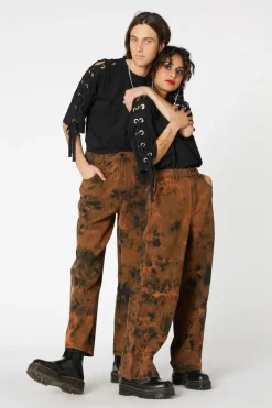 Men Dangerfield Pants & Shorts*Tie Dye Denim Unisex Jean