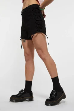 Women Dangerfield Skirts & Skorts*Tie Up Sides Denim Shorts