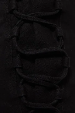 Women Dangerfield Skirts & Skorts*Tie Up Sides Denim Shorts