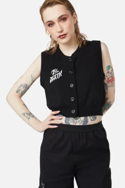 Women Dangerfield Blouses & Tops*Til Death Button Vest