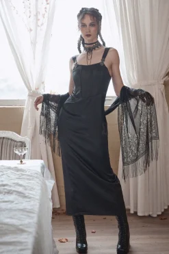 Women Dangerfield Corsets & Harnesses*Time Locked Satin Corset Dress