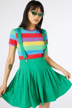 Women Dangerfield Dresses & Pinafores*Time Out Pleated Twill Pinny