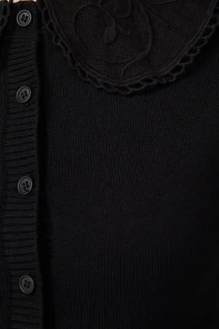 Women Dangerfield Knitwear & Cardis*Time Passing Romantic Lace Crop Cardi