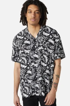 Men Dangerfield Shirts & Tees*To The Butterflies Printed Short Sleeve Shirt