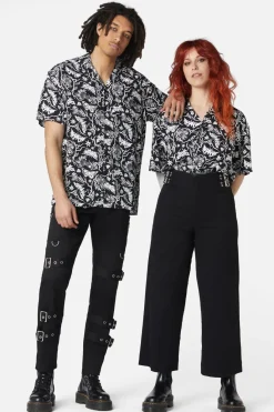 Men Dangerfield Shirts & Tees*To The Butterflies Printed Short Sleeve Shirt