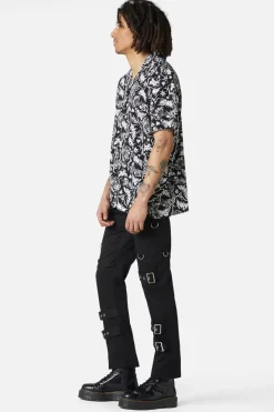 Men Dangerfield Shirts & Tees*To The Butterflies Printed Short Sleeve Shirt