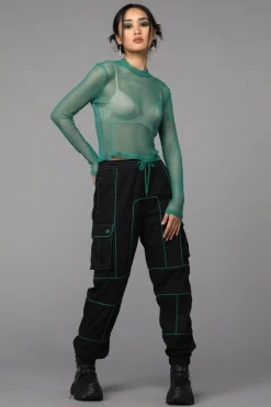 Women Black Friday Blouses & Tops*Toxin Mesh Top