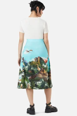 Women Dangerfield Skirts & Skorts*Triassic Scene Border Skirt