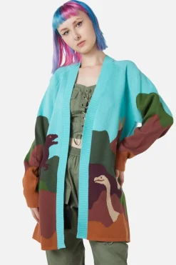 Women Dangerfield Knitwear & Cardis*Triassic Scene Knit Cardi