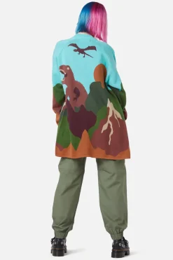 Women Dangerfield Knitwear & Cardis*Triassic Scene Knit Cardi
