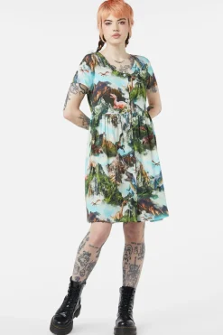 Women Dangerfield Dresses & Pinafores*Triassic Scene Printed Dress