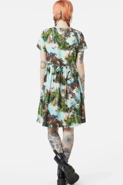 Women Dangerfield Dresses & Pinafores*Triassic Scene Printed Dress