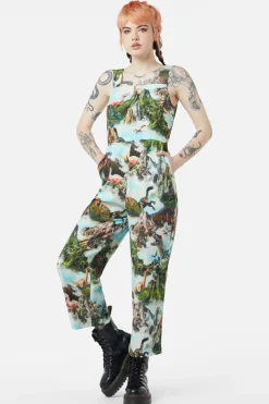 Women Dangerfield Pants & Jumpsuits*Triassic Scene Printed Jumpsuit