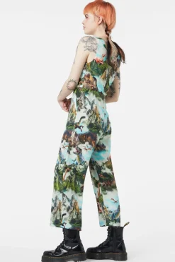 Women Dangerfield Pants & Jumpsuits*Triassic Scene Printed Jumpsuit
