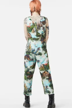 Women Dangerfield Pants & Jumpsuits*Triassic Scene Printed Jumpsuit