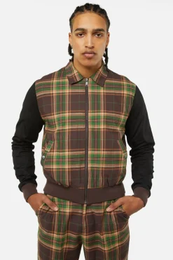 Men Dangerfield Coats & Jackets*Triassic Tartan Contrast Jacket