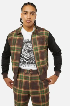 Men Dangerfield Coats & Jackets*Triassic Tartan Contrast Jacket