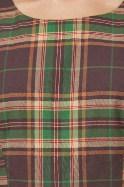 Women Dangerfield Dresses & Pinafores*Triassic Tartan Handkerchief Pinny