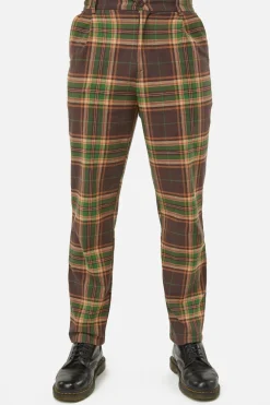 Men Dangerfield Pants & Shorts*Triassic Tartan Straight Leg Pants