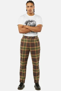 Men Dangerfield Pants & Shorts*Triassic Tartan Straight Leg Pants