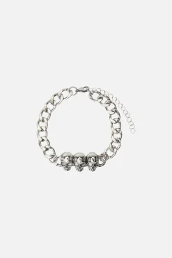 Accessories Black Friday Jewellery*Triple Skull Bracelet