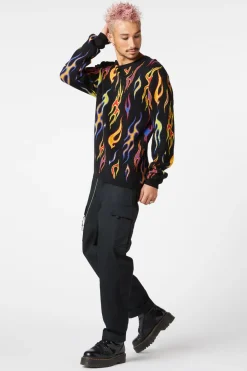 Men Dangerfield Jumpers & Knits*True Colours Flame Knit