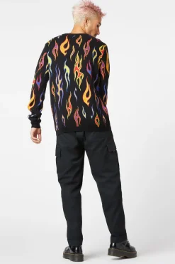 Men Dangerfield Jumpers & Knits*True Colours Flame Knit