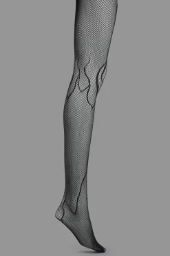 Accessories Black Friday Socks & Tights*Up In Flames Fishnets