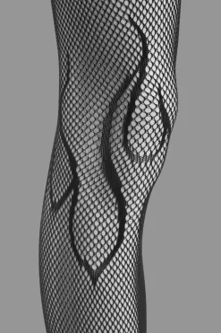 Accessories Black Friday Socks & Tights*Up In Flames Fishnets