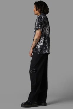 Men Black Friday Shirts & Tees*Up In Flames Short Sleeve Shirt