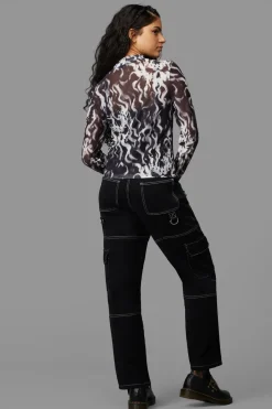 Women Black Friday Blouses & Tops*Up In Flames Top