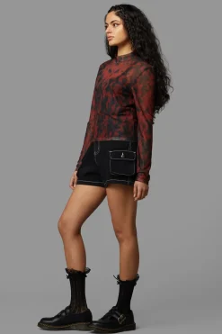 Women Black Friday Blouses & Tops*Up In Flames Top