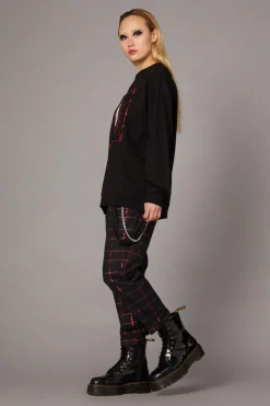 Women Black Friday Knitwear & Cardis*Vampire Print Sweater