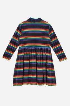 Kids Dangerkids Dresses & Pinafores*Velour Kids Rainbow Skater Dress