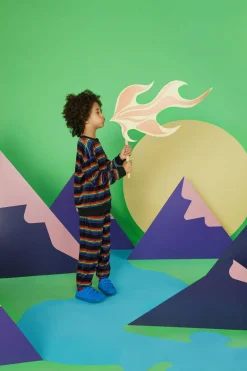 Kids Dangerkids Bottoms*Velour Kids Rainbow Track Pant