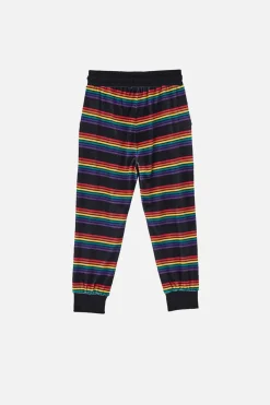 Kids Dangerkids Bottoms*Velour Kids Rainbow Track Pant