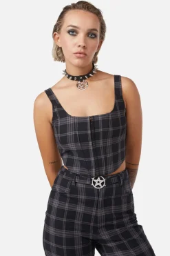 Women Dangerfield Blouses & Tops*Victoria Tartan Corset