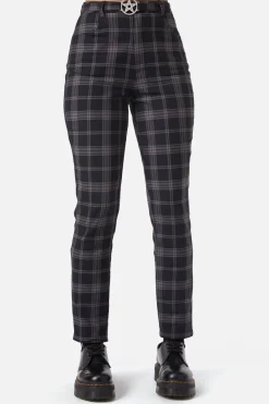 Women Dangerfield Pants & Jumpsuits*Victoria Tartan Fitted Pants