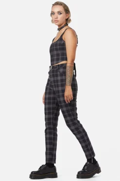 Women Dangerfield Pants & Jumpsuits*Victoria Tartan Fitted Pants