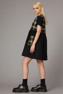 Women Black Friday Dresses & Pinafores*Vivid Tartan Goth Dress