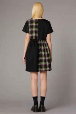 Women Black Friday Dresses & Pinafores*Vivid Tartan Goth Dress