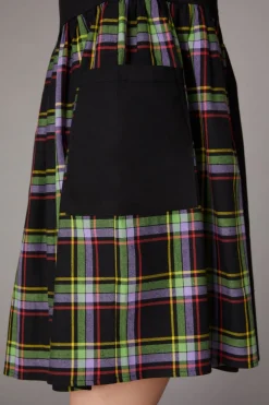 Women Black Friday Dresses & Pinafores*Vivid Tartan Goth Dress