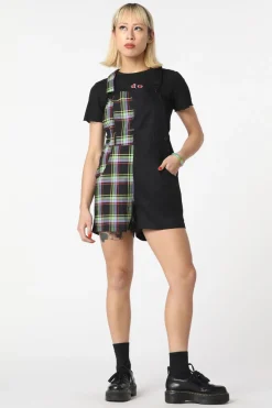 Women Black Friday Dresses & Pinafores*Vivid Tartan Goth Overall